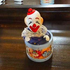 Vintage musical clown